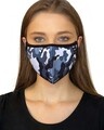 Shop Black Grey Camo Skull Bundle Combo Mask