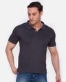 Shop Inc. Men's Armor Polo T-Shirt Charcoal-Front