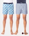 Shop Pack of 2 Men's Multicolor Sicilian Countryside Boxers-Front