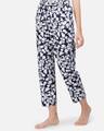 Shop Women's Pyjamas Black Flower-Design