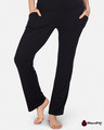 Shop Women's Tencel Black Pyjamas-Front