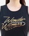 Shop Women's Ww84 Wonder Woman Gold Foil Tank Top