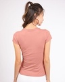 Shop Snacc Time Half Sleeve Printed T-Shirt Misty Pink-Design