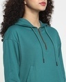 Shop Women's Snazzy Green Apple Cut Hoodie T-shirt