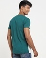 Shop Snazzy Green Color Block T-shirt For Men's-Design