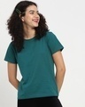 Shop Snazzy Green Half Sleeve T-shirt-Front