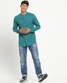 Shop Snazzy Green Pique Shirt-Full