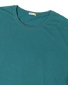 Shop Snazzy Green Plus Size Half Sleeve T-shirt For Men's