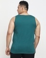 Shop Snazzy Green Plus Size Round Neck Vest-Design