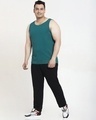 Shop Snazzy Green Plus Size Round Neck Vest-Full
