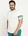 Shop Men's White Apple Cut Plus Size T-shirt-Design
