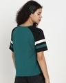 Shop Snazzy Green Raglan Short Top-Design