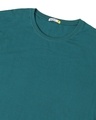 Shop Snazzy Green Sleeve Panel Print T-shirt For Men's