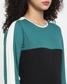 Shop Snazzy Green Sleeve Panel T-shirt