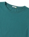 Shop Snazzy Green Sleeve Panle Apple Cut T-shirt For Men's