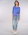 Shop Sneaker Girl Round Neck 3/4th Sleeve T-Shirt-Design