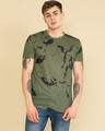 Shop Camo Olive T Shirt-Front