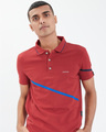 Shop Cherry Knitted Polo T Shirt-Front