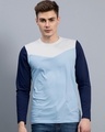 Shop Convivial Sky Blue Full Sleeves T Shirt-Front