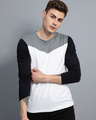 Shop Convivial White Full Sleeves T Shirt-Front