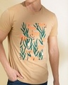 Shop Daffodil Sand Beige Graphic T Shirt-Full