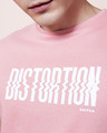Shop Distortion Pink Graphic T Shirt