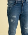 Shop Feisty Washed Blue Denim-Full