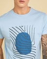 Shop Fingerprint Cool Blue Graphic T Shirt