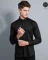 Shop Gallant Black Shirt-Front