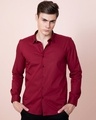 Shop Glimmer Plus Size Red Shirt-Full