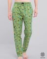 Shop Green Playful Pyjamas-Front