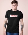 Shop Karma Black T Shirt-Front