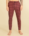 Shop Laze Brick Red Pyjamas-Front