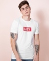 Shop Lazy White T Shirt-Full