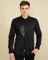 Shop Leo Black Lion Shirt-Front