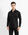 Shop Men's Black On Loop Slim Fit Shirt-Full