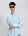 Shop Men's Blue Legacy Checked Slim Fit Shirt-Front