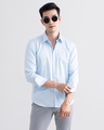 Shop Men's Blue On Loop Slim Fit Shirt-Front