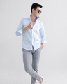 Shop Men's Blue On Loop Slim Fit Shirt-Full