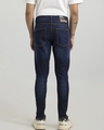 Shop Men's Drift Blue Distressed Skinny Fit Jeans