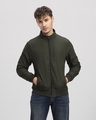 Shop Men's Green Slim Fit Jacket-Full