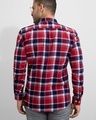 Shop Men's Imposing Red & Blue Checked Slim Fit Shirt-Design