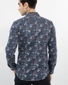Shop Men's Navy All Over Floral Printed Slim Fit Shirt-Design
