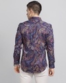 Shop Men's Purple Petal Pop Paisley Slim Fit Shirt-Design