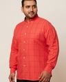 Shop Men's Red Checked Slim Fit Shirt-Design