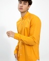 Shop Men's Vistoso Mustard Slim Fit Shirt-Design