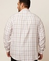 Shop Men's White Checked Slim Fit Shirt