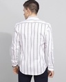 Shop Men's White Hunger Striped Slim Fit Shirt-Full