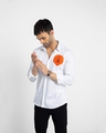 Shop Men's White Lion Embroidered Slim Fit Shirt-Front
