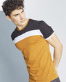 Shop Mustard Multi Color Cut & Sew T Shirt-Design
